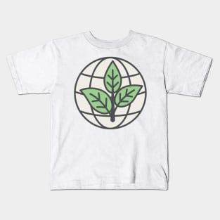 Natural World Environment Icon Kids T-Shirt